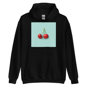 Black / S Cherry Unisex Hoodie by Design Express