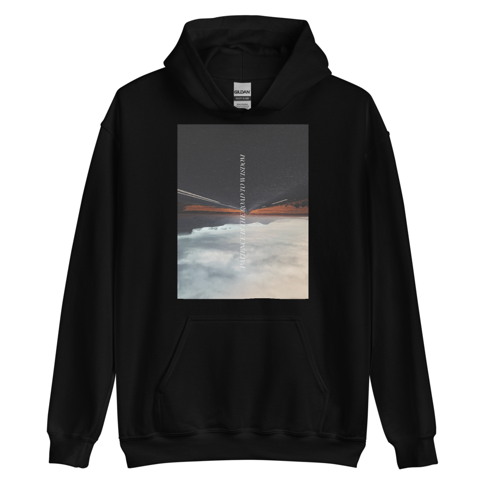 S Patience is the road to wisdom Unisex Hoodie by Design Express