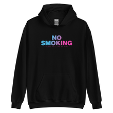 Black / S No Smoking Unisex Hoodie by Design Express