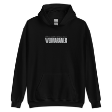 Black / S Weimaraner Unisex Hoodie Back by Design Express