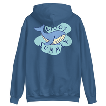 Indigo Blue / S Whale Enjoy Summer Unisex Hoodie by Design Express