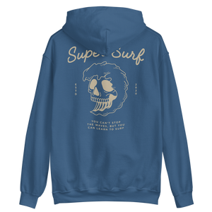 Indigo Blue / S Super Surf Unisex Hoodie by Design Express