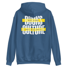 Indigo Blue / S Books not Guns, Culture not Violence Unisex Hoodie by Design Express