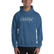 Indigo Blue / S Grateful Unisex Hoodie by Design Express