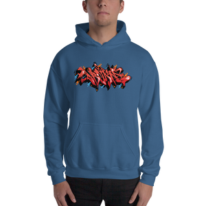 Indigo Blue / S Dream Graffiti Unisex Hoodie by Design Express