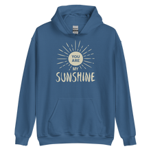 Indigo Blue / S You are my Sunshine Unisex Hoodie by Design Express