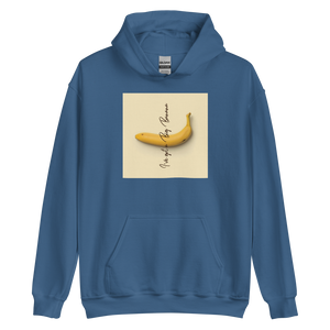 Indigo Blue / S I've got a big banana Unisex Hoodie by Design Express