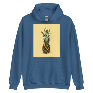 Indigo Blue / S Pineapple Unisex Hoodie by Design Express