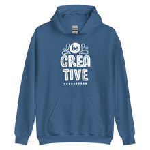 Indigo Blue / S Be Creative Unisex Hoodie by Design Express