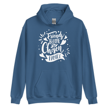 Indigo Blue / S Friend become our chosen Family Unisex Hoodie by Design Express