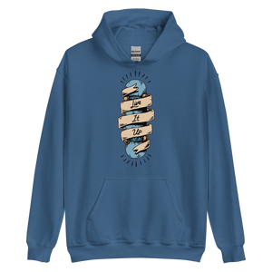 Indigo Blue / S Live it Up Unisex Hoodie by Design Express