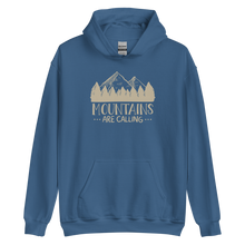 Indigo Blue / S Mountains Are Calling Unisex Hoodie by Design Express