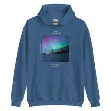 Indigo Blue / S Aurora Unisex Hoodie Front by Design Express