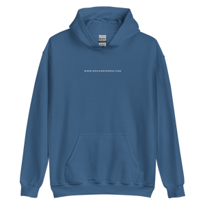 Design Express Unisex Hoodie Back by Design Express