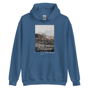 Indigo Blue / S Mount Bromo Unisex Hoodie Front by Design Express