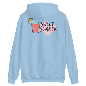 Light Blue / S Drink Sweet Summer Unisex Hoodie by Design Express