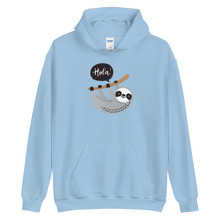 Light Blue / S Hola Sloths Unisex Hoodie by Design Express