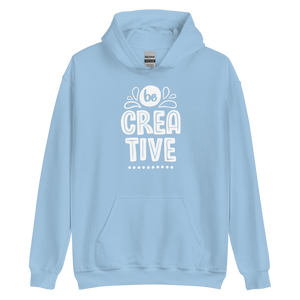 Light Blue / S Be Creative Unisex Hoodie by Design Express