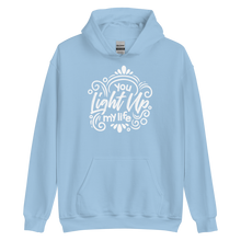 Light Blue / S You Light Up My Life Unisex Hoodie by Design Express