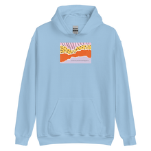 Light Blue / S Surround Yourself with Happiness Unisex Hoodie by Design Express