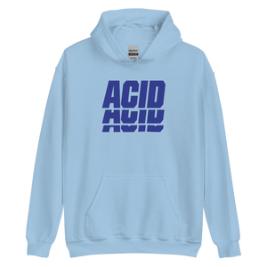 Light Blue / S ACID Blue Unisex Hoodie by Design Express