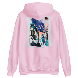 Light Pink / S Nothing is more abstarct than reality Backside Unisex Hoodie by Design Express