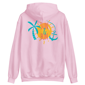 Light Pink / S Sun & Fun Unisex Hoodie by Design Express