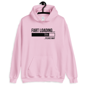 Light Pink / S Fart Loading (Funny) Unisex Light Hoodie by Design Express