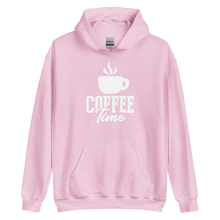 Light Pink / S Coffee Time Unisex Hoodie by Design Express