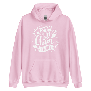 Light Pink / S Friend become our chosen Family Unisex Hoodie by Design Express