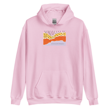 Light Pink / S Surround Yourself with Happiness Unisex Hoodie by Design Express