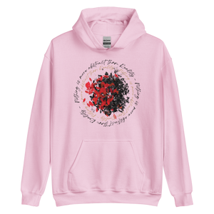 Light Pink / S Nothing is more abstarct than reality Circle Unisex Hoodie by Design Express