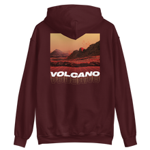 Maroon / S Volcano Back Unisex Hoodie by Design Express