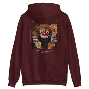 Maroon / S The Barong Square Unisex Hoodie Back by Design Express