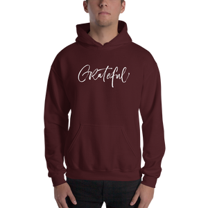 Maroon / S Grateful Unisex Hoodie by Design Express