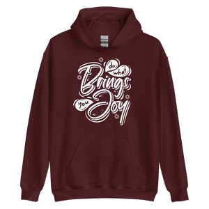 Maroon / S Do What Bring You Enjoy Unisex Hoodie by Design Express