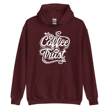 Maroon / S In Coffee We Trust Unisex Hoodie by Design Express