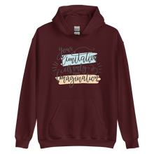 Maroon / S Your limitation it's only your imagination Unisex Hoodie by Design Express