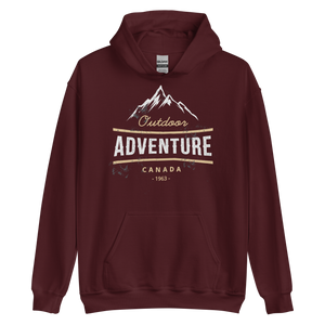 Maroon / S Outdoor Adventure Unisex Hoodie by Design Express