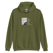 Military Green / S Art speaks where words are unable to explain Unisex Hoodie by Design Express