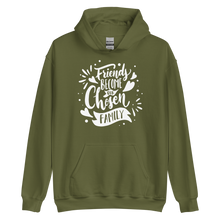 Military Green / S Friend become our chosen Family Unisex Hoodie by Design Express