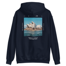 Navy / S Sydney Australia Unisex Hoodie Back by Design Express