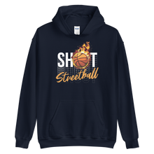 Navy / S Shoot Streetball Front Unisex Hoodie by Design Express