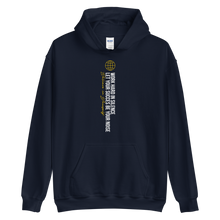 Navy / S Work hard in silence Unisex Hoodie by Design Express