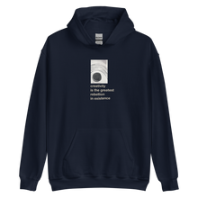 Navy / S Creativity is the greatest rebellion in existence Unisex Hoodie by Design Express