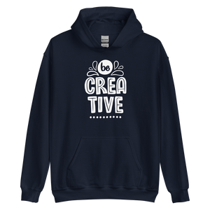 Navy / S Be Creative Unisex Hoodie by Design Express