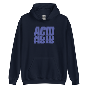 Navy / S ACID Blue Unisex Hoodie by Design Express