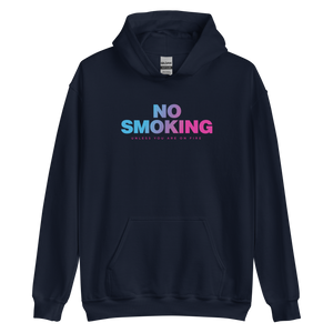 Navy / S No Smoking Unisex Hoodie by Design Express