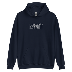 Navy / S Good Night Unisex Hoodie by Design Express