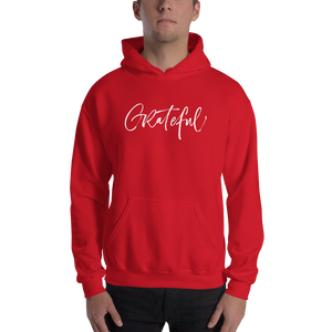 Red / S Grateful Unisex Hoodie by Design Express